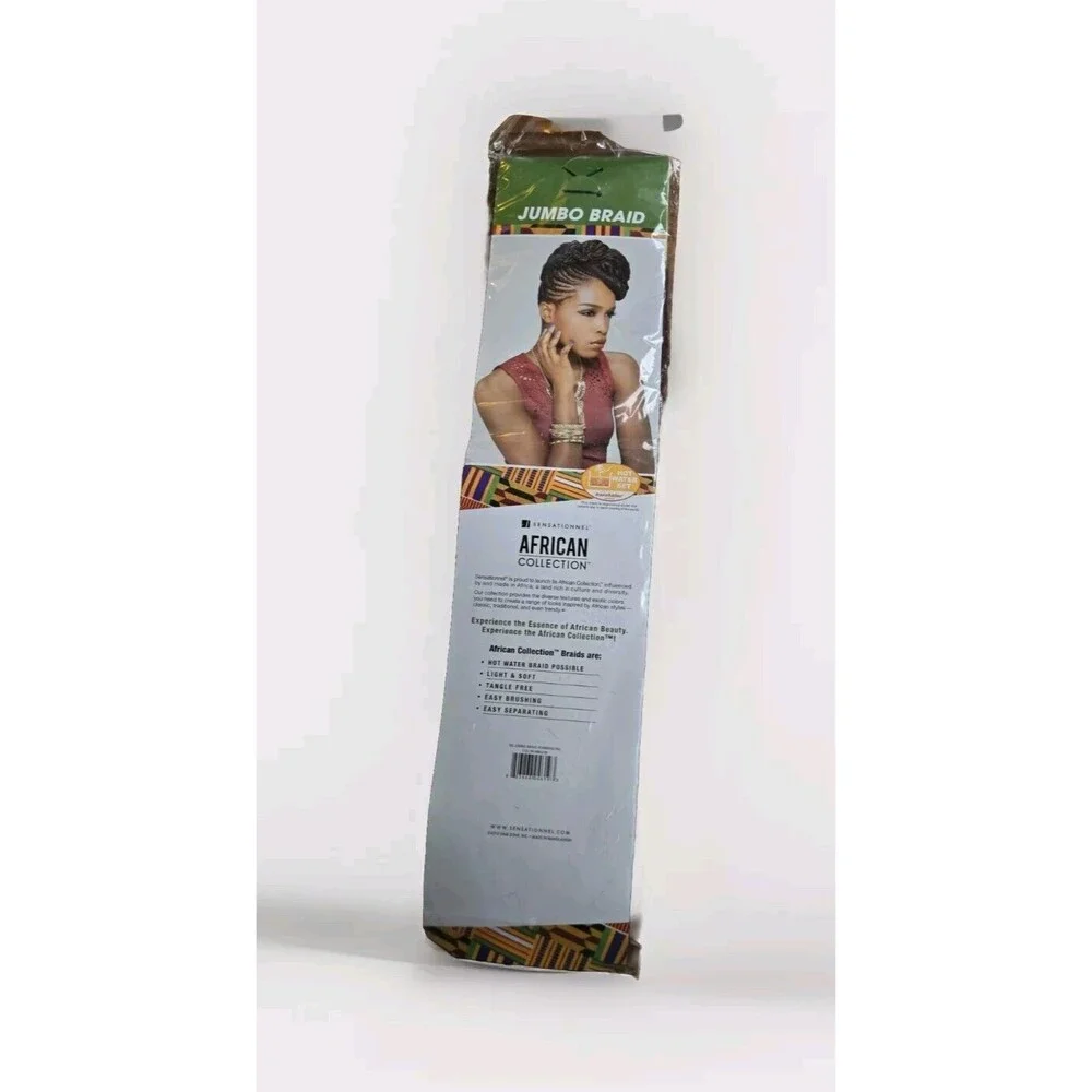 Sensationnel African Collection Hair Extension Jumbo Braid MBG/1B 100% Kanekalen - Picture 2 of 7